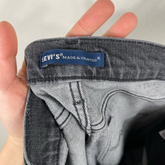 LEVI'S MEN'S 512 SLIM TAPER FIT SILVER HIGH SKINNY MID RISE JEANS W30/L32 - Picture 16 of 16